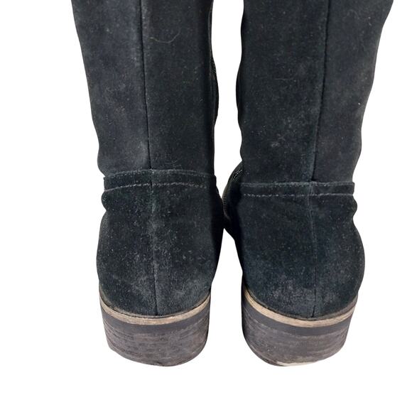 FRANCO SARTO! FAB BLACK GENUINE SUEDE LEATHER SLOUCHY/STRAIGHT BOOTS! SZ 9.5M - Picture 9 of 12
